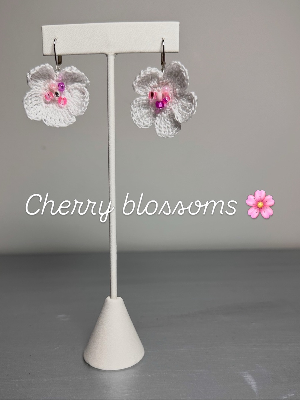 Handmade Cherry Blossom Earrings